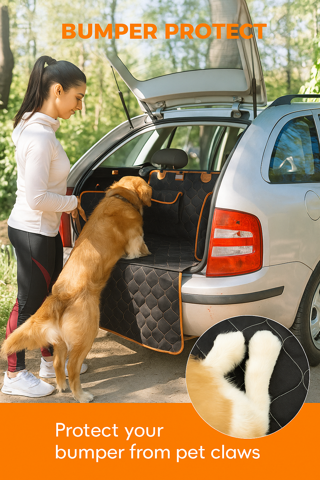 Safepetride- Car Trunk Pet Mat